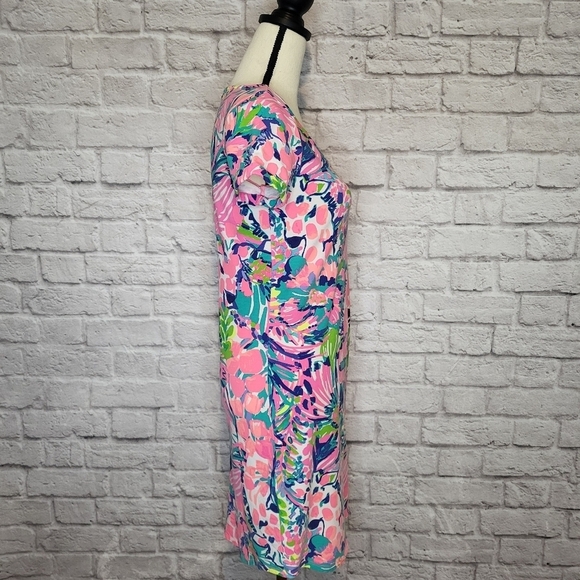 Lilly Pulitzer Tammy dress Gumbo Limbo  short sleeve scoop neck tshirt size XS - Picture 7 of 11